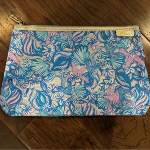 NWT Lilly Pulitzer Pouch in Amalfi Blue